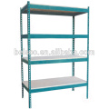 Best selling rivet boltless rack for sale/Iron metal storage slotted angle/High quality slotted angle multi-tier Shelving